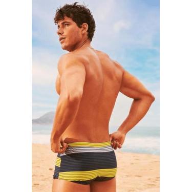 Imagem de Sungão de Praia Orla, GG, Preto, Amarelo, Homem
