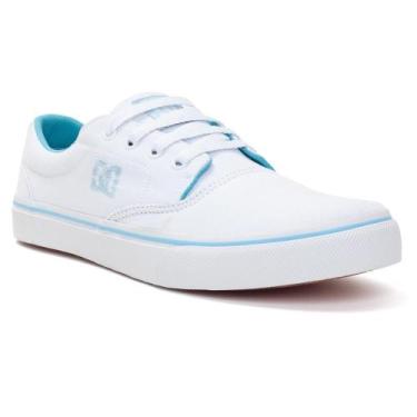 Imagem de Tênis DC Shoes New Flash 2 TX Masculino White/White/Marine, 37, Branco