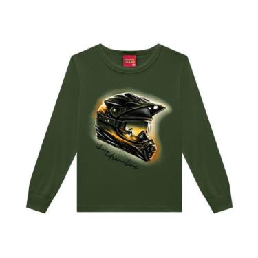 Imagem de Camiseta infantil manga longa Kyly ref 1000834, 4, Verde