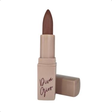 Imagem de Batom Bala Matte Diva Gior Nude 3,5g Vegano Elegante e de Longa Duraçã