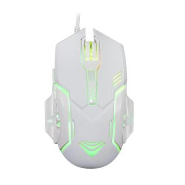 Imagem de Mouse Gamer Evus ThunderMaster 24000 DPI RGB USB Branco