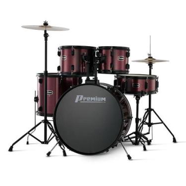 Imagem de Bateria Premium DX422 WR Vinho 22/16/14/10/12