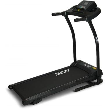 Imagem de Esteira Ergométrica Elétrica Residencial Bivolt 1W Velocidade Até 10km-h Dobrável com 12 Programas Acte Sports