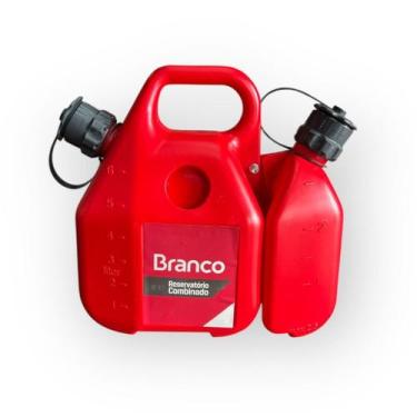 Imagem de Reservatório Combinado Para Combustível Gasolina E Óleo - Branco Motor