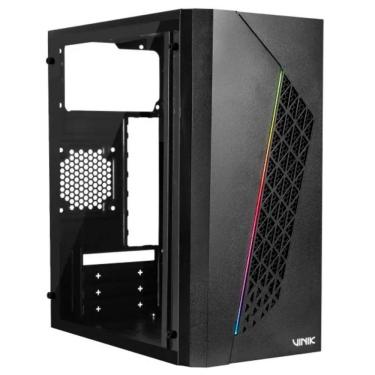 Imagem de Gabinete Gamer G-CUBE Micro ATX Mini ITX Vidro Temperado Lateral Transparente Preto Vinik