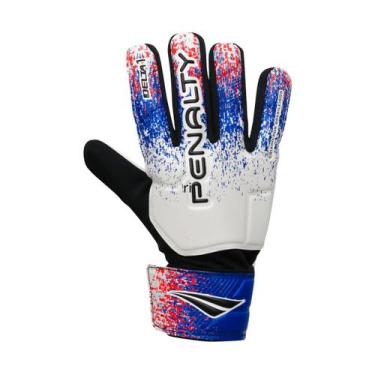 Imagem de Luva De Goleiro Futebol Penalty Adulto Masculino Gramados, Tricolor, 9