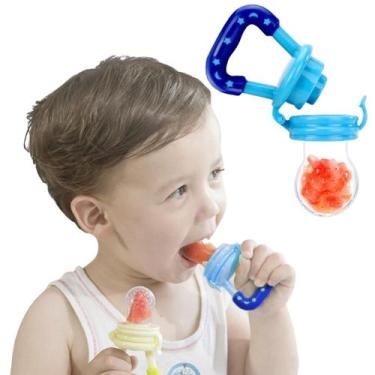 Imagem de Chupeta Infantil Para Alimentados Frutas Legumes De Silicone - Pais e 