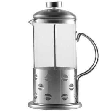 Imagem de Cafeteira Prensa Francesa Cremeira de Vidro Tampa Inox 600ml - Top Rio