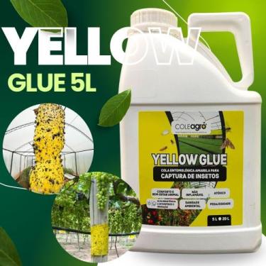 Imagem de Cola Entomológica Yellow Glue 5 Litros  Monitoramento de Pragas  Contr