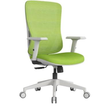 Imagem de Cadeira Escritório Diretor NR17 Ergonômica Tela Mesh Sigma Verde - Mov