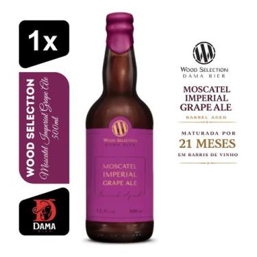 Imagem de Cerveja Moscatel Imperial Grape Ale Dama Bier Wood Selection