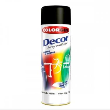 Imagem de Spray Colorgin Decor Branco Brilhante 360Ml 8641