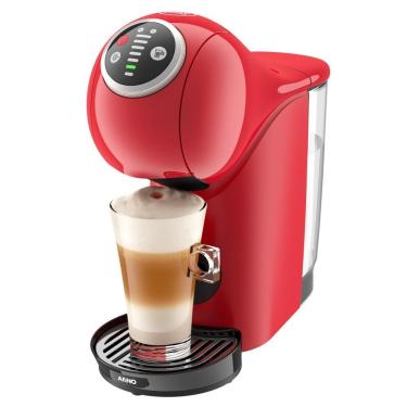 Imagem de Cafeteira de Cápsulas Dolce Gusto Genio S Plus Vermelho 220V com Temperatura Regulável e Desligamento Automático