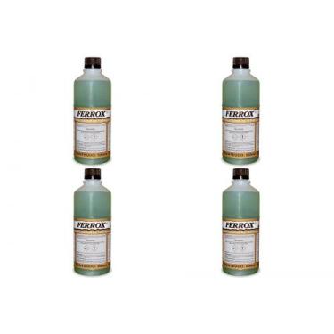 Imagem de Kit C/4 - Removedor De Ferrugem Ferrox Anticorrosivo 500Ml - Natrielli