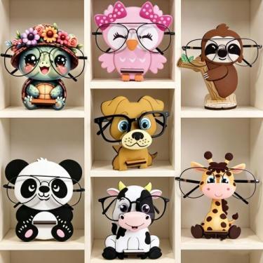 Imagem de Porta Óculos de Mesa MDF 14cm Expositor Organizador para Óculos de Sol