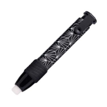 Imagem de Caneta borracha retrátil Love Black White Geométrico Molin