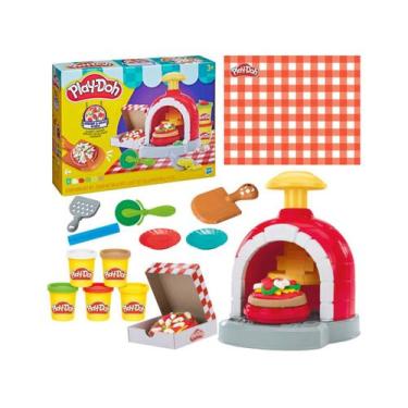Imagem de Kit Massinha Play-Doh Pizzaria Criar e Enfeitar - Hasbro com Acessório
