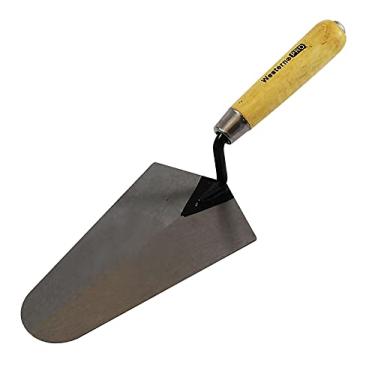 Imagem de Western 775/8 Colher de Pedreiro Canto Vivo, Marfim/Lâmina/Prata, 20 cm