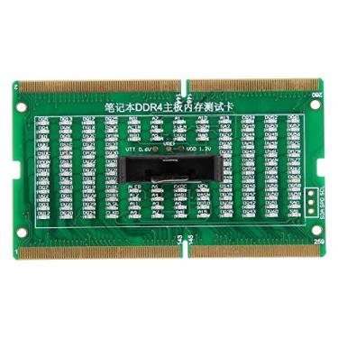 Imagem de Cartão de teste de dupla finalidade de memória para notebook com luz, analisador SO-DIMM, testador de diagnóstico, cartão de teste pós-teste para PC, laptop, desktop DDR234 (DDR4)