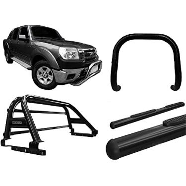 Imagem de Kit quebra mato+Estribo Oval +Santo Ant Ranger 97 a 12 PRETO