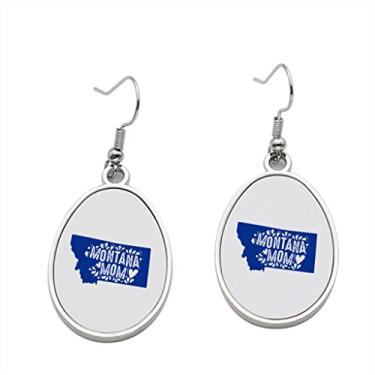 Imagem de Brincos Montana State Mom – Brincos pendentes para meninas – Presente de festa de aniversário dos namorados