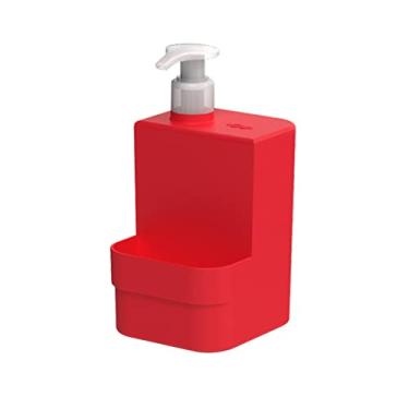 Imagem de Ou Dispenser para Detergente e Esponja Compact Vermelho 500ml Linha Trium