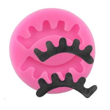 Imagem de Molde De Silicone Unicórnio, Cílios, Resina, Confeitaria, Biscuit Molds Planet