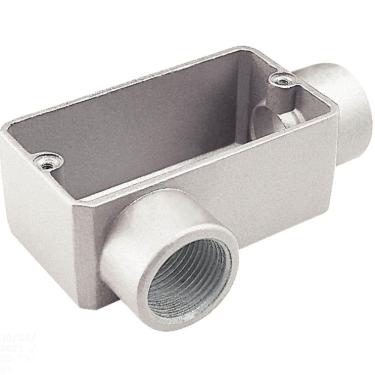 Imagem de Condulete fixo 1" tipo "LR" - sem tampa / rosca BSP / sem pintura Tramontina