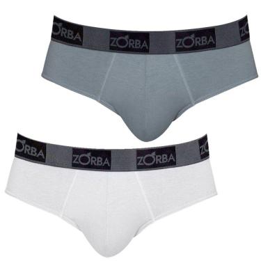 Imagem de Kit C/2 Cuecas Zorba Slip Plus - 0716