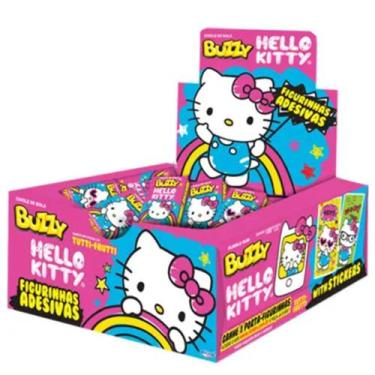 Imagem de Chiclete Hello Kitty Tutti Frutti C/100 - Buzzy