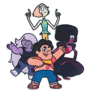 Imagem de C&D Visionary Remendo Steven Universe Group, azul, branco, preto