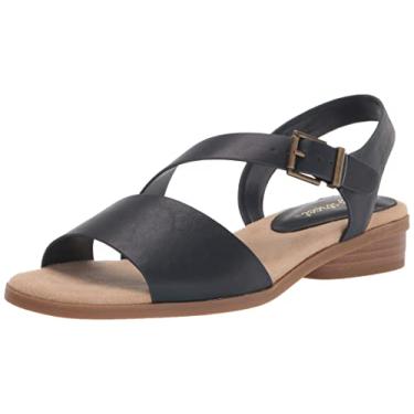 Imagem de Easy Street Sandália feminina de salto tigre, Azul marino, 9.5 Wide