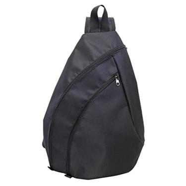 Imagem de MOCHILA TRANSVERSAL 2 DIVISOES EM POLIESTER PRETO LS MO4171