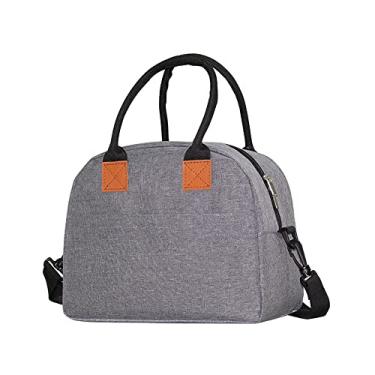 Imagem de Tingpai Bolsa de almoço pa mulheres homens adulto ca a de almoço isolada com alça de ombro ajustável à prova de vazamento e reutilizável bolsa de almoço pa caminhadas no escritório piquenique escola