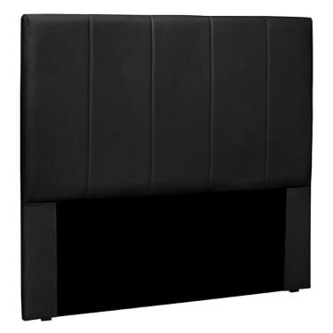 Imagem de Cabeceira King Size 1,95m Erza Veludo Preto Gran Belo