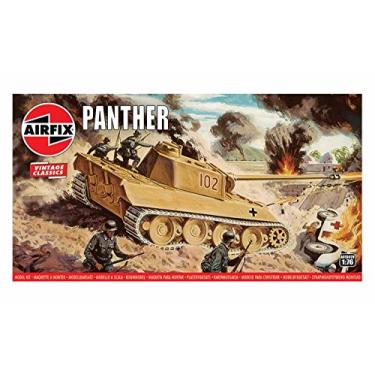 Imagem de Airfix Quickbuild Vintage Classics Panther Tank 1:76 Kit de modelo de plástico para veículo terrestre militar A01302V