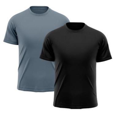 Imagem de Kit 2 Camisetas Masculina Raglan Dry Fit Proteção Solar Uv - Whats Wea