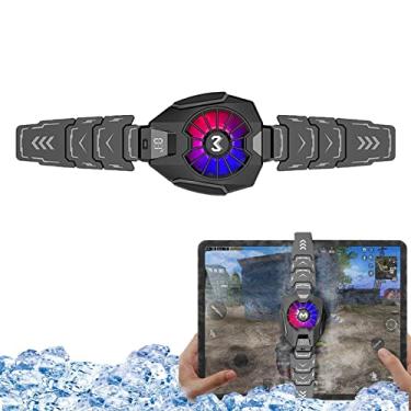 Imagem de Almofada de resfriamento de tablet - Suporte de resfriamento para laptop,Refrigerador de telefone condutor, radiador de celular com led para jogos de telefones ios/android, vídeo Aocate
