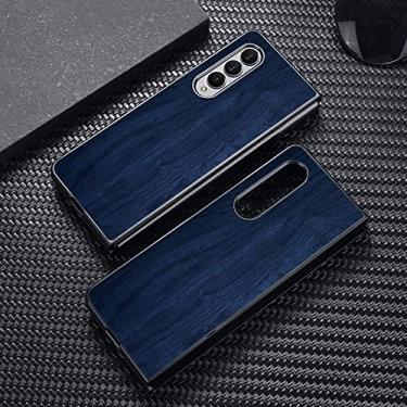 Imagem de Capa para Samsung Galaxy Z Fold 4 Fold4 zfold3 5G padrão de madeira de bambu Capa de couro para Galaxy Z Fold 4 fold 4 3 zfold 4 capa de telefone, DB, PARA Galaxy Z Fold 4
