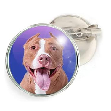 Imagem de Boton ou Pin American Pit Bull Terrier raça de cachorro Pet (design01)