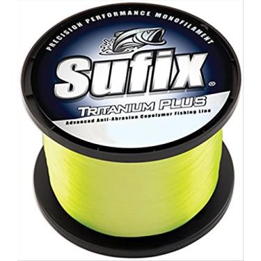 Imagem de Sufix Linha de pesca Tritanium Plus 1/1,8 kg tamanho carretel (Chartreuse, 7,7 kg)