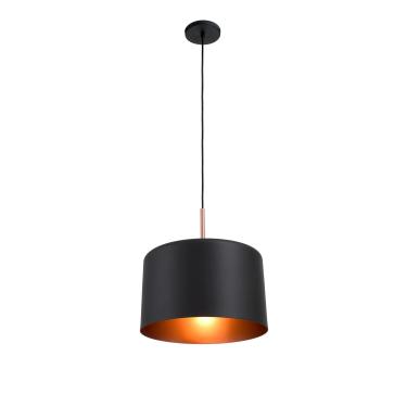 Imagem de Pendente Alumínio Buquê 35CM Diâmetro Ref.456 Preto C/ Ouro - Itamonte Itamonte