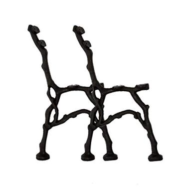 Imagem de Par Pé de Banco Praça Jardim Raizinha em Ferro Fundido