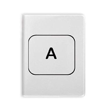 Imagem de Símbolo de teclado A Art Deco, moderno, caderno, capa de chiclete, diário de capa macia