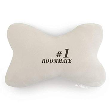 Imagem de DIYthinker Number.1 Almofada para decoração de pescoço Roommate para decoração de carro, temporada de formatura