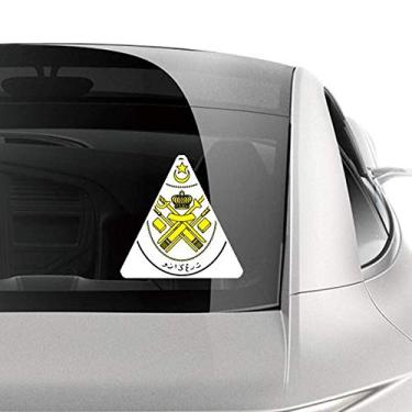 Imagem de DIYthinker Adesivo de carro com emblema nacional da Ásia, Malásia