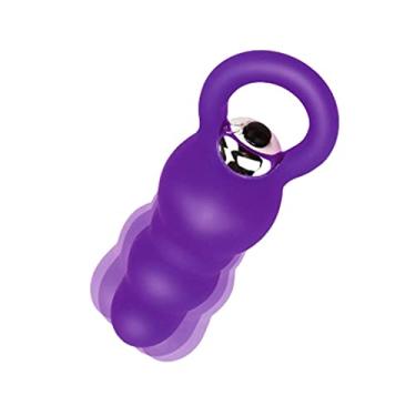 Imagem de Vibrador Plug Anal de Silicone Estimulador Erótico À prova d'água Zatla Shop (Roxo)