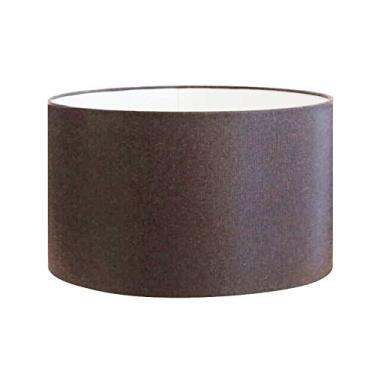 Imagem de Cúpula Abajur Cilíndrica Cp-8026 Ø55x25cm Café