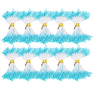 Imagem de Compra Maluca Carimbo de pérola, extremidade dupla, 900 peças para artesanato para decoração de roupas para flores artificiais faça-você-mesmo para acessórios de joias (1 mm (#17))