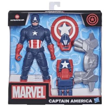 Imagem de Boneco Articulado Avengers Capitão América Acessórios Hasbro